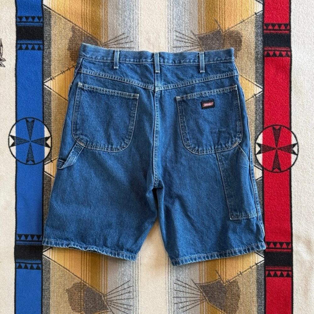 Vintage Y2K Men’s Dickies Carpenter Denim Jean Shorts Size 34 Skate Grunge